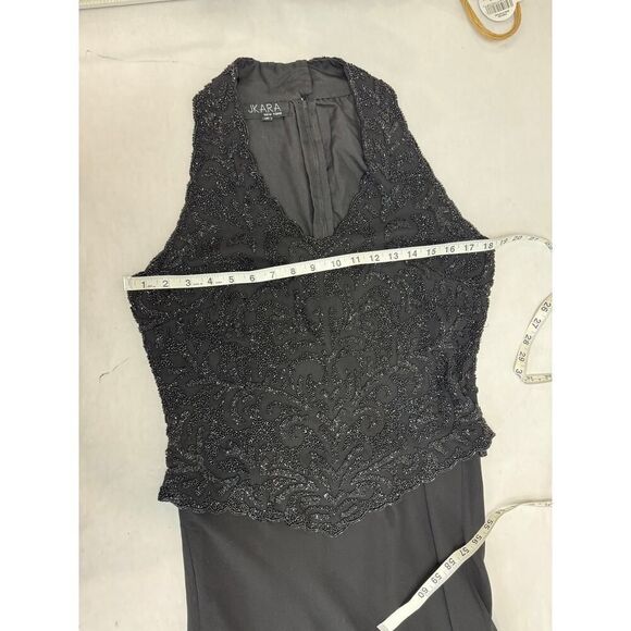 Jkara Beaded Gown Floor Length Mother-of-the-Bride Dress - Women's Size 12 - Picture 4 of 11